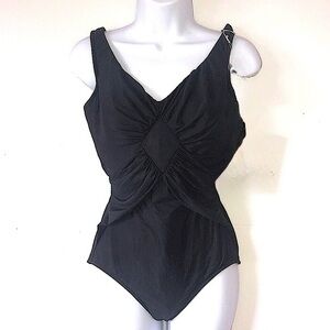 Miraclesuit Black One Piece Swimsuit